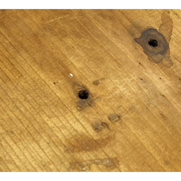 Vintage Ceramic Butterfly Trivet inset in‎ Wood Round 7.5" #2 - Picture 5 of 6